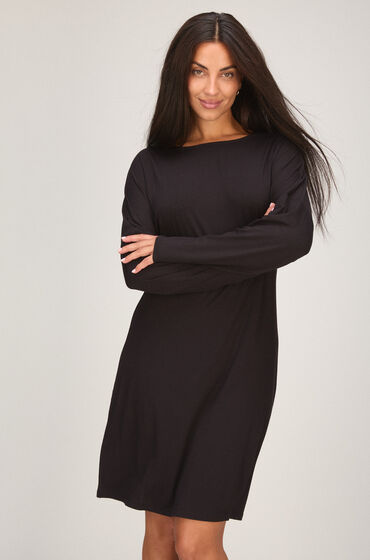 Hunkemöller Nightshirt Jersey Essential Zwart, foto 4