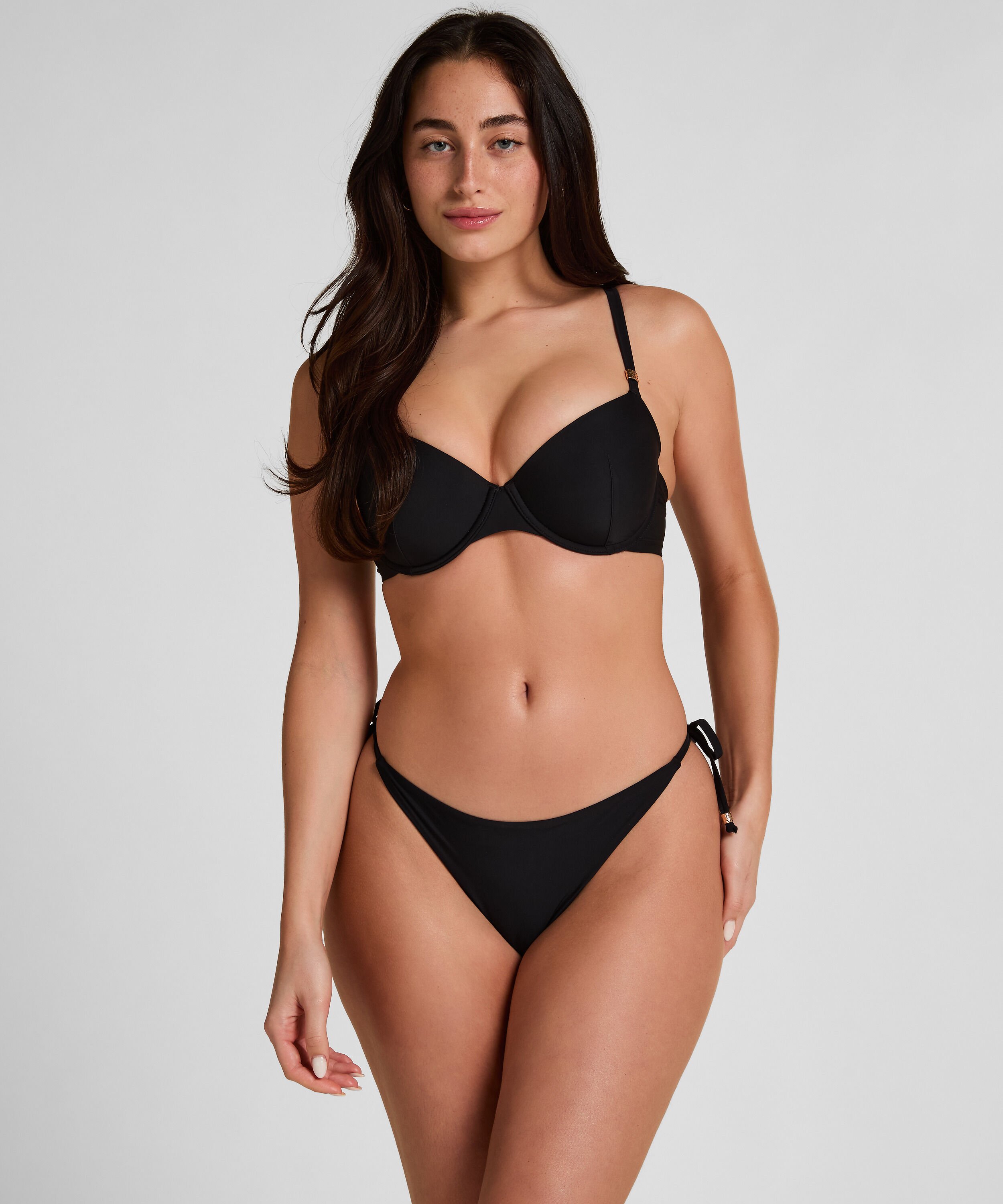 String Bikinibroekje Luxe, Zwart