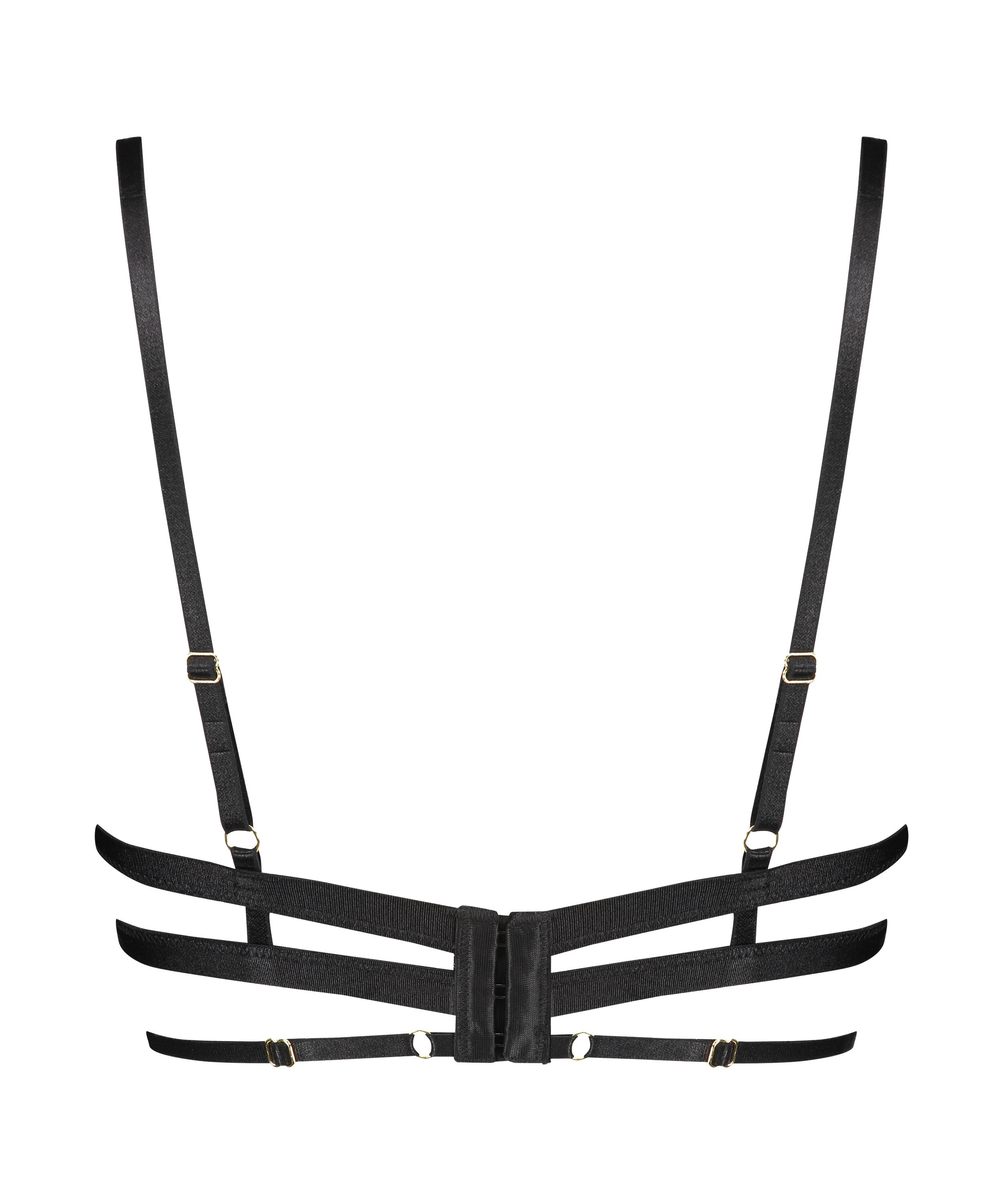 Niet-voorgevormde beugel bh Piper, Zwart, main