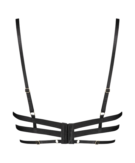 Niet-voorgevormde beugel bh Piper, Zwart
