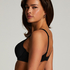 Voorgevormde beugel bh Satin lace, Zwart