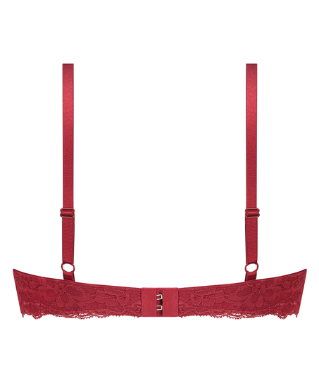 Voorgevormde push-up beugel bh Marine, Rood