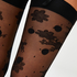 Bas 20 Denier Lacey Spots, Noir