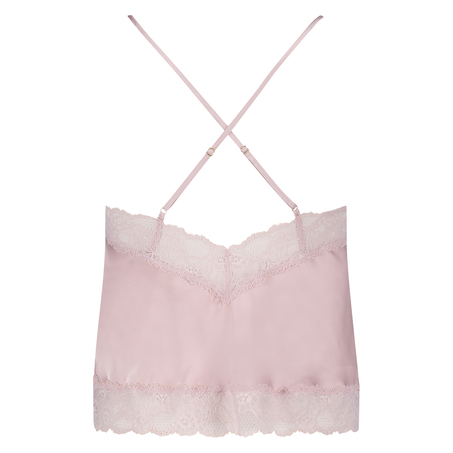 Cami top Satin Lace, Paars
