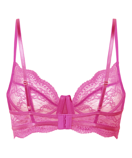 Soutien-gorge non-rembourr&eacute; &agrave; armatures Isabelle, Pourpre