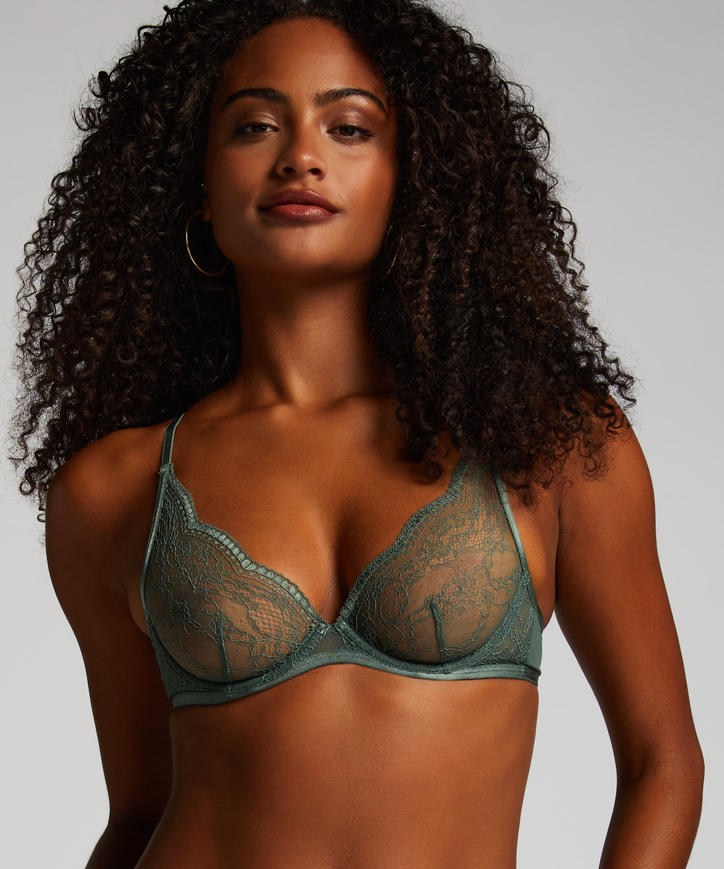 Soutien-gorge &agrave; armatures non-pr&eacute;form&eacute; Isabelle, Vert