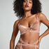 Soutien-gorge &agrave; armatures non-pr&eacute;form&eacute; longline Nisha, Beige