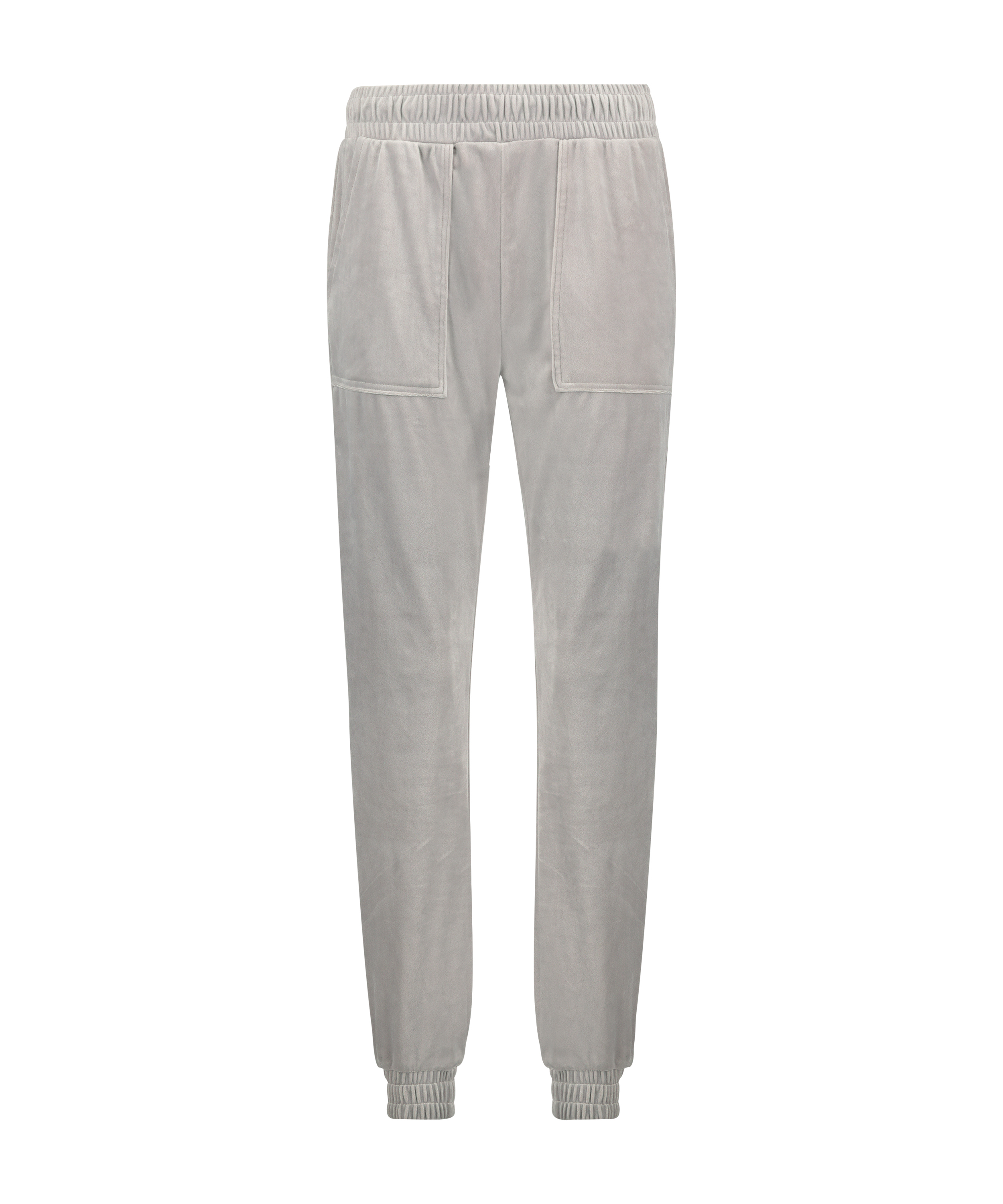 Joggingbroek Velours, Grijs, main