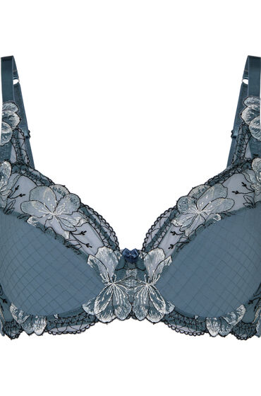 Hunkemöller Niet Voorgevormde Beugel Bh Helena Blauw, foto 3