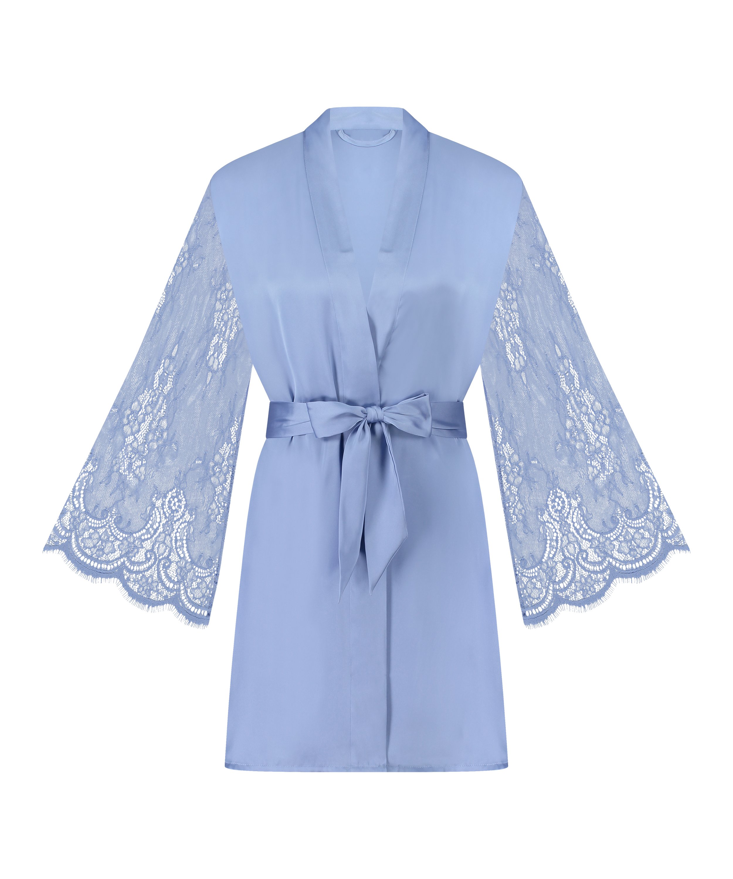 Kimono Satin, Bleu, main