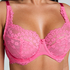 Soutien-gorge à armatures non-préformé Daisy, Rose