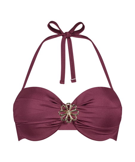 Haut de bikini Push-Up Yucatan, Rouge