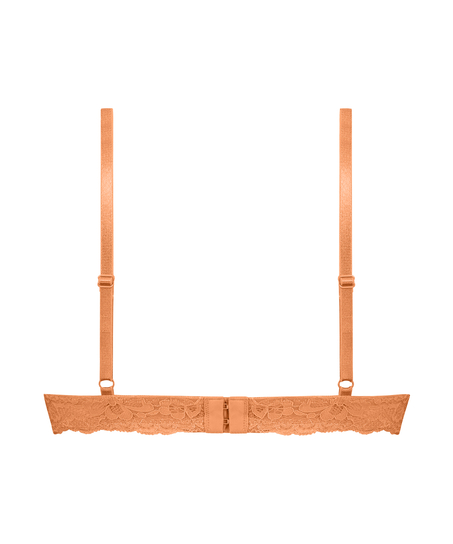 Voorgevormde push-up beugel bh Marine, Oranje