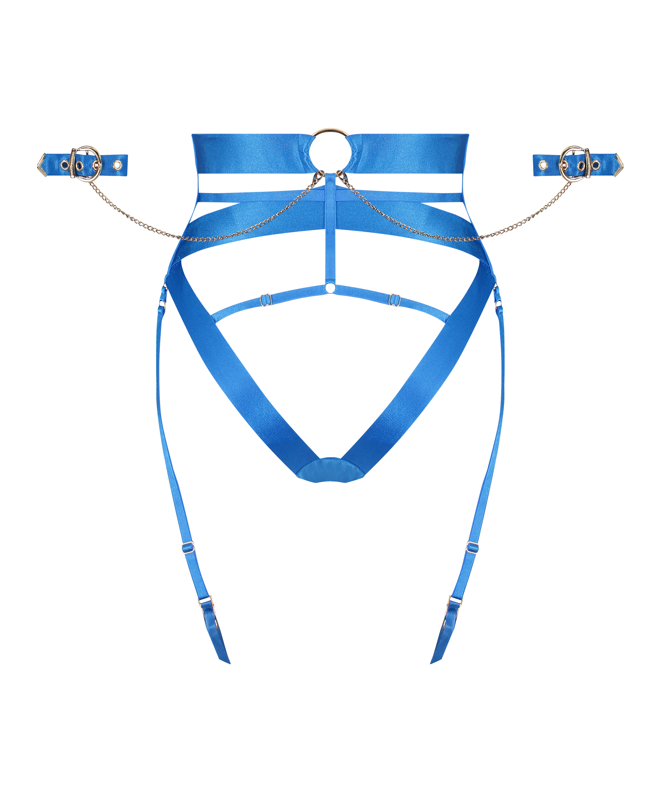 Slip br&eacute;silien Clementine, Bleu, main