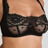 Soutien-gorge &agrave; armatures non rembourr&eacute; Valora, Noir