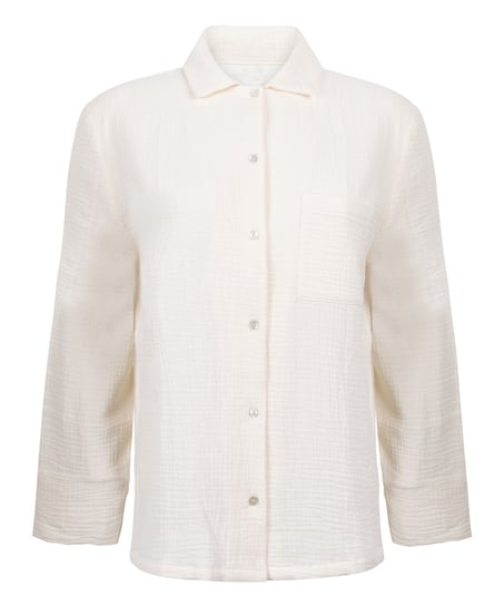 Veste en mousseline, Blanc