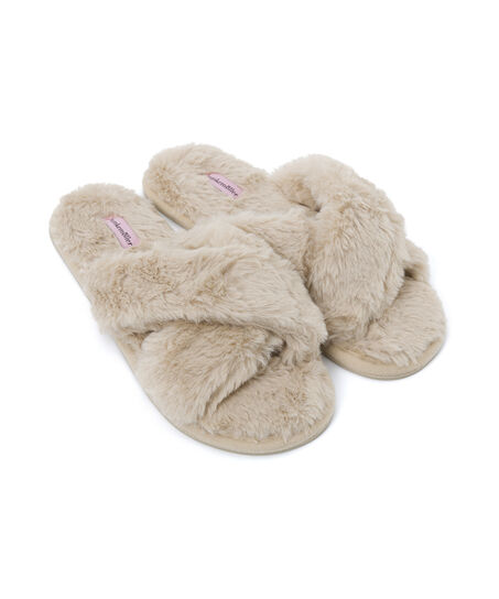 Cross Straps Indoor Sandal, Blanc