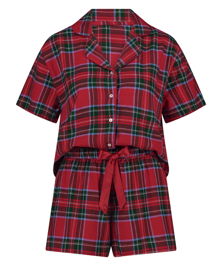 Pyjamaset Twill, Rood