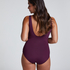 Maillot de bain Shaping Shell Mesh, Pourpre