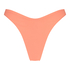 Bas de bikini échancré Peachy, Orange