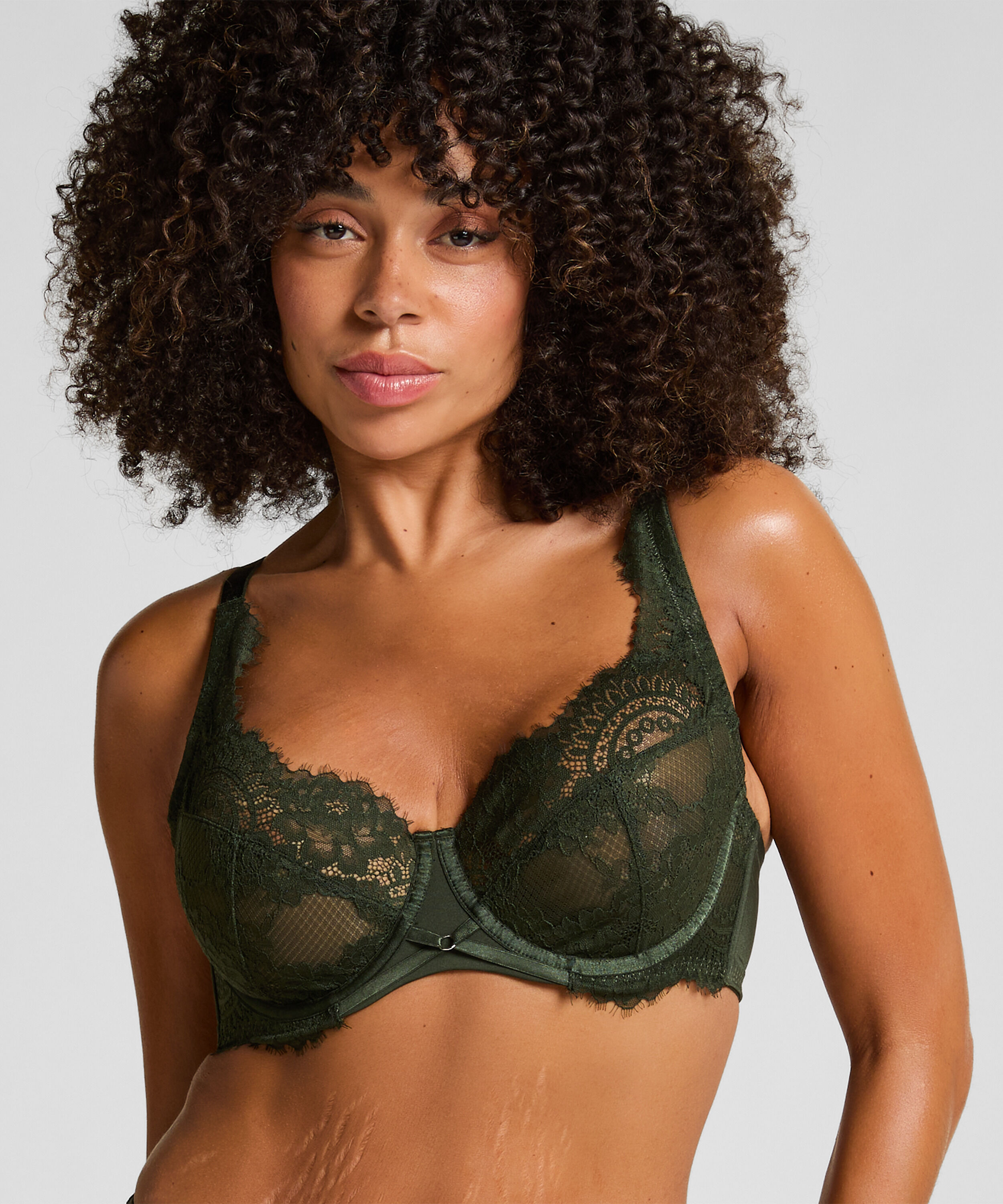 Soutien-gorge &agrave; armatures non-rembourr&eacute; Amara, Vert