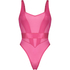 Body échancré Glossy, Rose