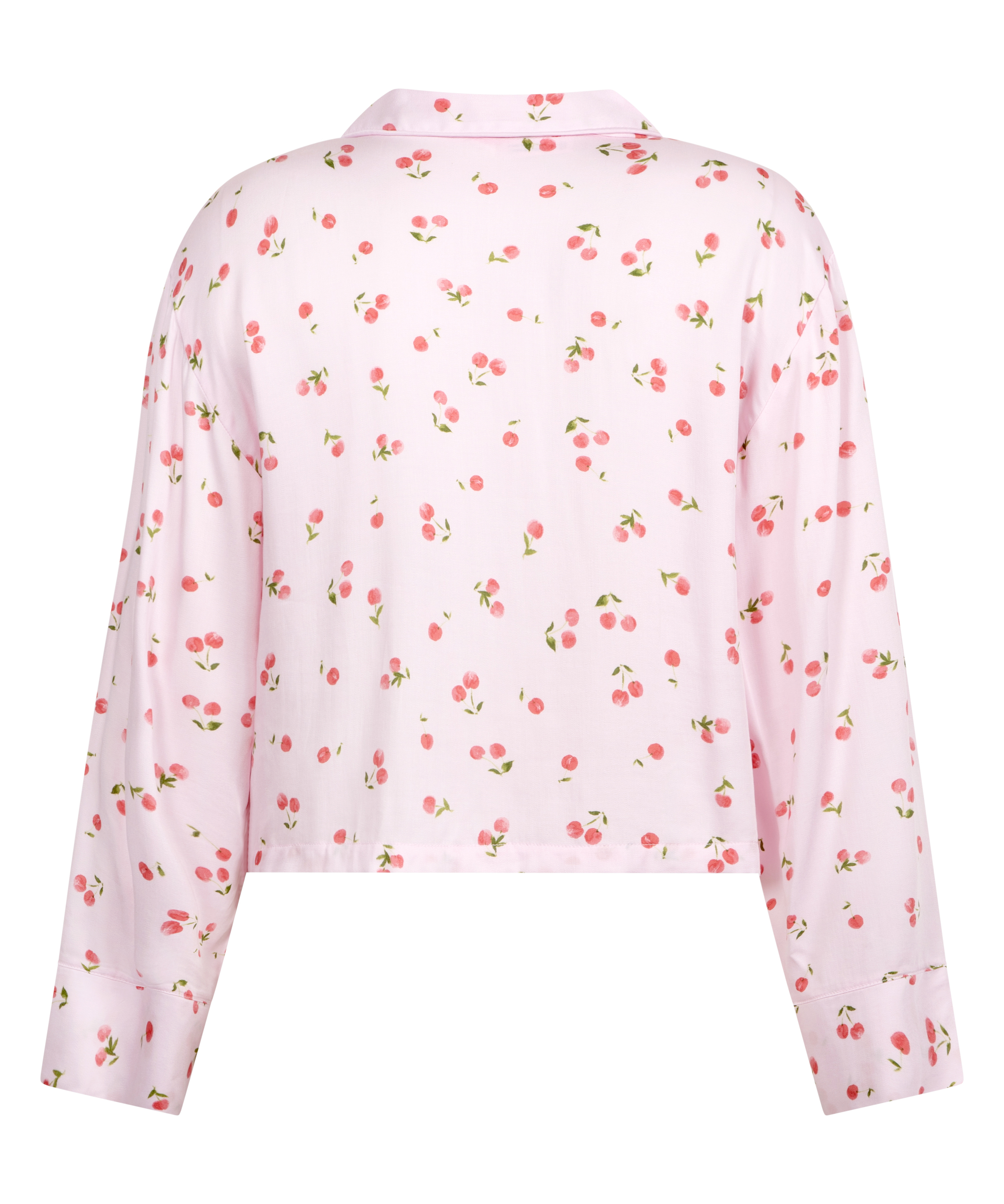 Jacket lange mouwen Satijn, Roze, main