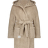 Badjas Fleece, Beige