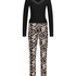 Pyjama set Daisy, Zwart