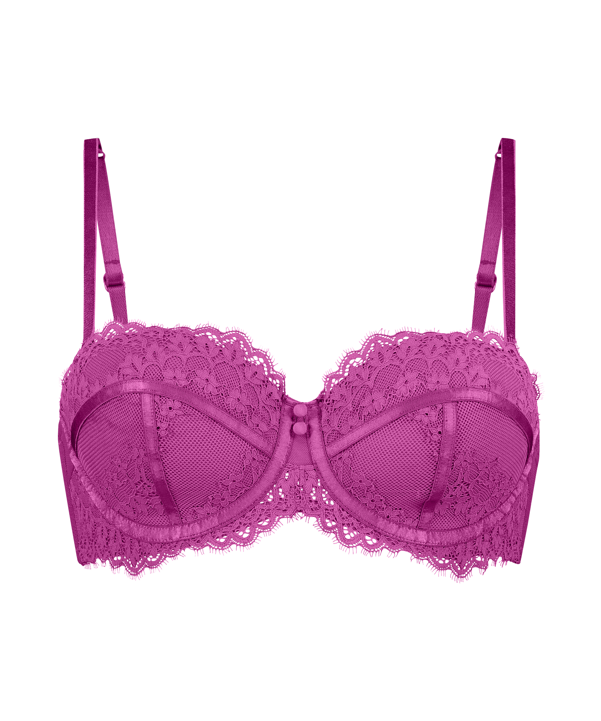 Voorgevormde strapless beugel bh Daisy, Roze, main