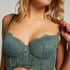 Soutien-gorge à armatures préformé longline Bella, Vert