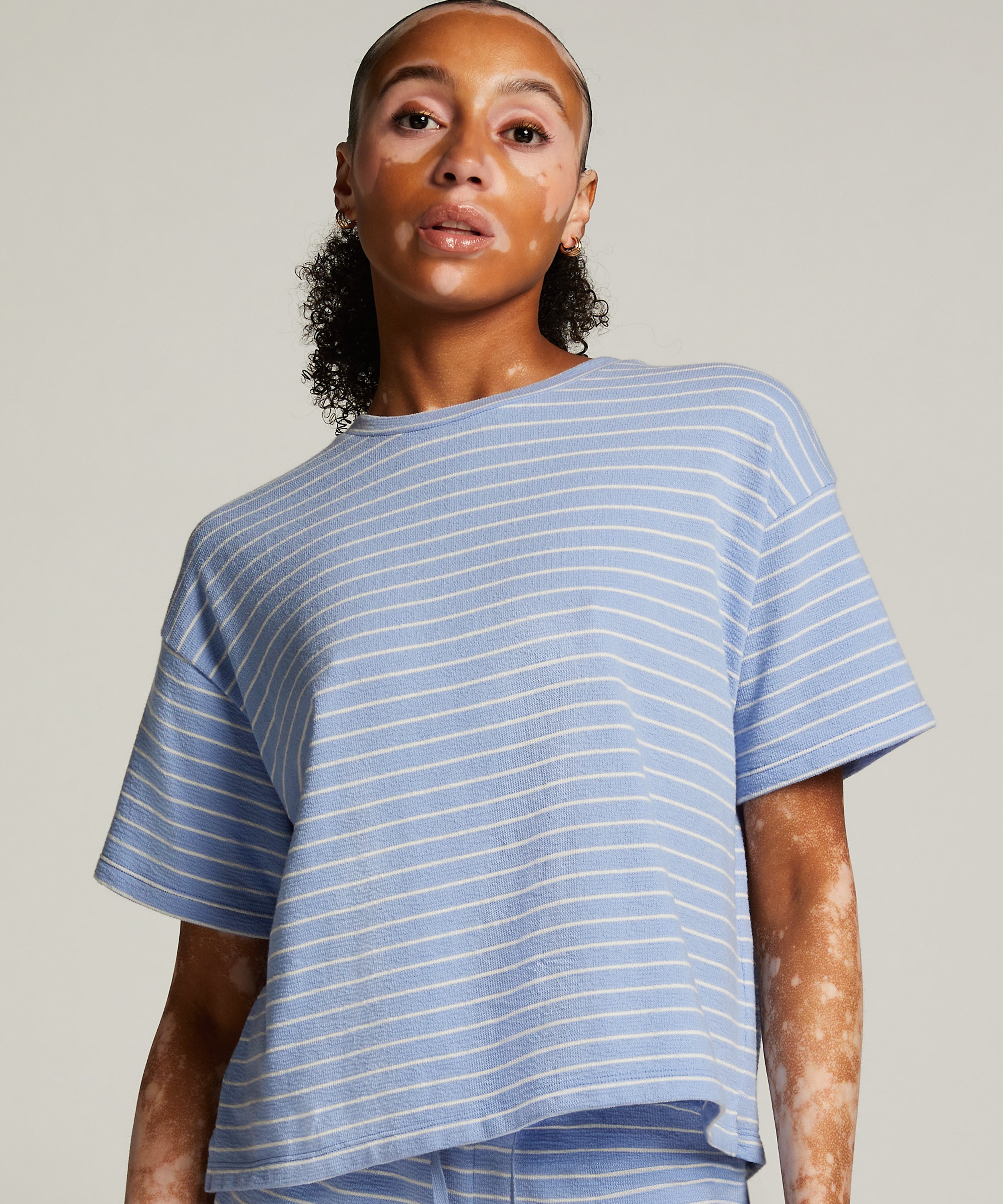 Pyjamatop, Blauw, main