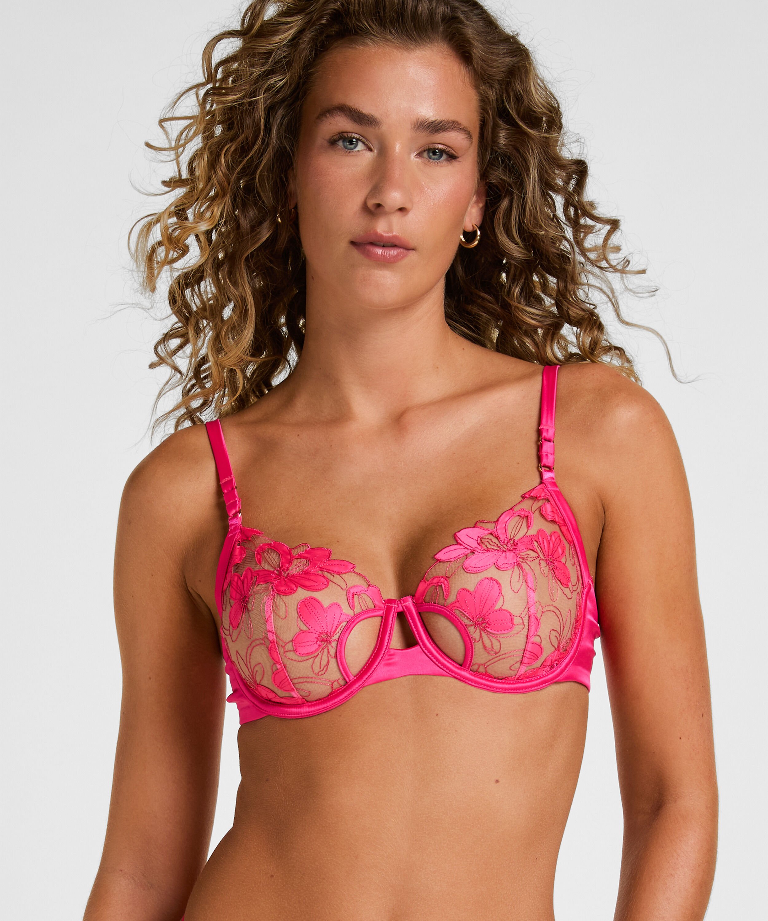 Niet-Voorgevormde Beugel Bh Bearice, Roze