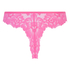 Invisible string Lace back, Roze