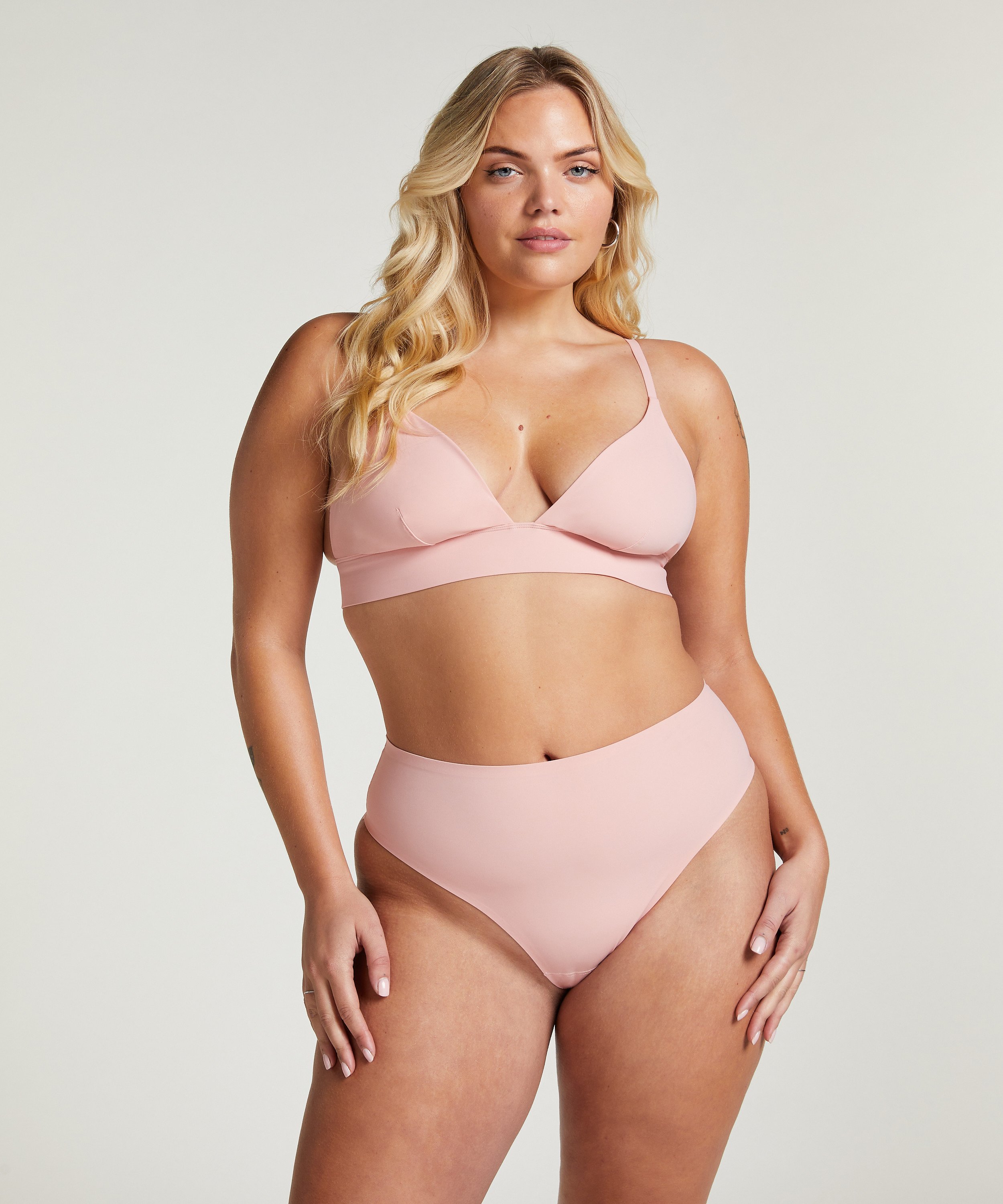 Triangle Brassi&egrave;re Smooth, Rose, main