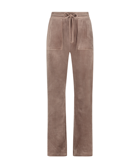Pantalon de jogging Velours, Brun