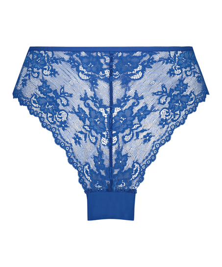 Invisible brazilian Lace Back, Blauw