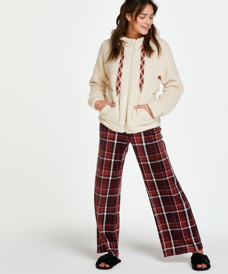 Petite Pyjamabroek velours, Rood