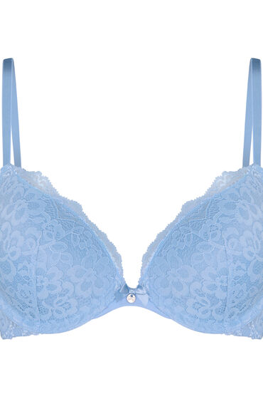Hunkemöller Voorgevormde push-up beugel bh Marine Blauw, foto 3