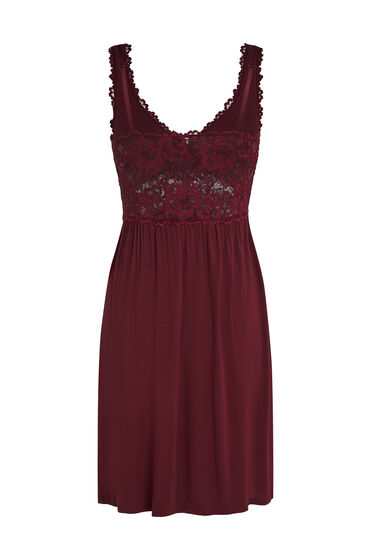 Hunkemöller Slipdress Nora Lace Paars, foto 2