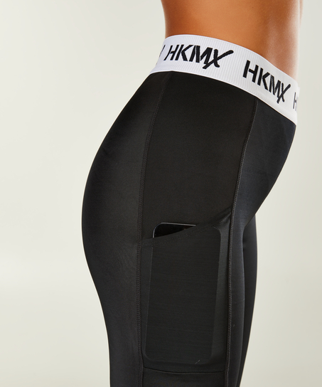 HKMX Regular waisted sport legging, Zwart