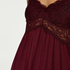 Slipdress Jersey lace, Rood