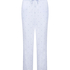 Pantalon Cotton Stripe Heart, Bleu
