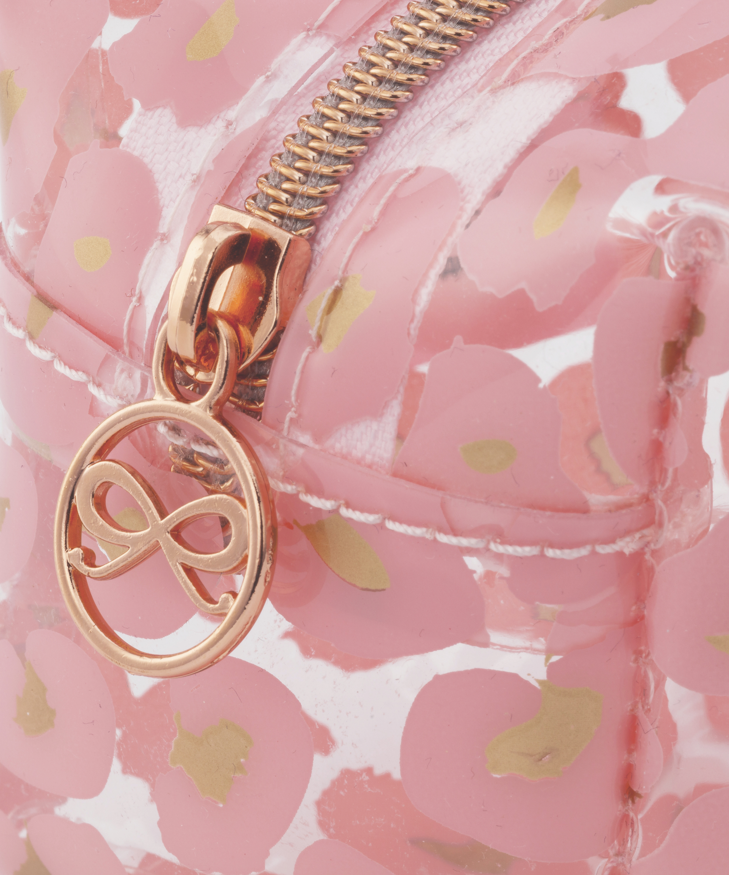 Make up tas leopard, Roze, main