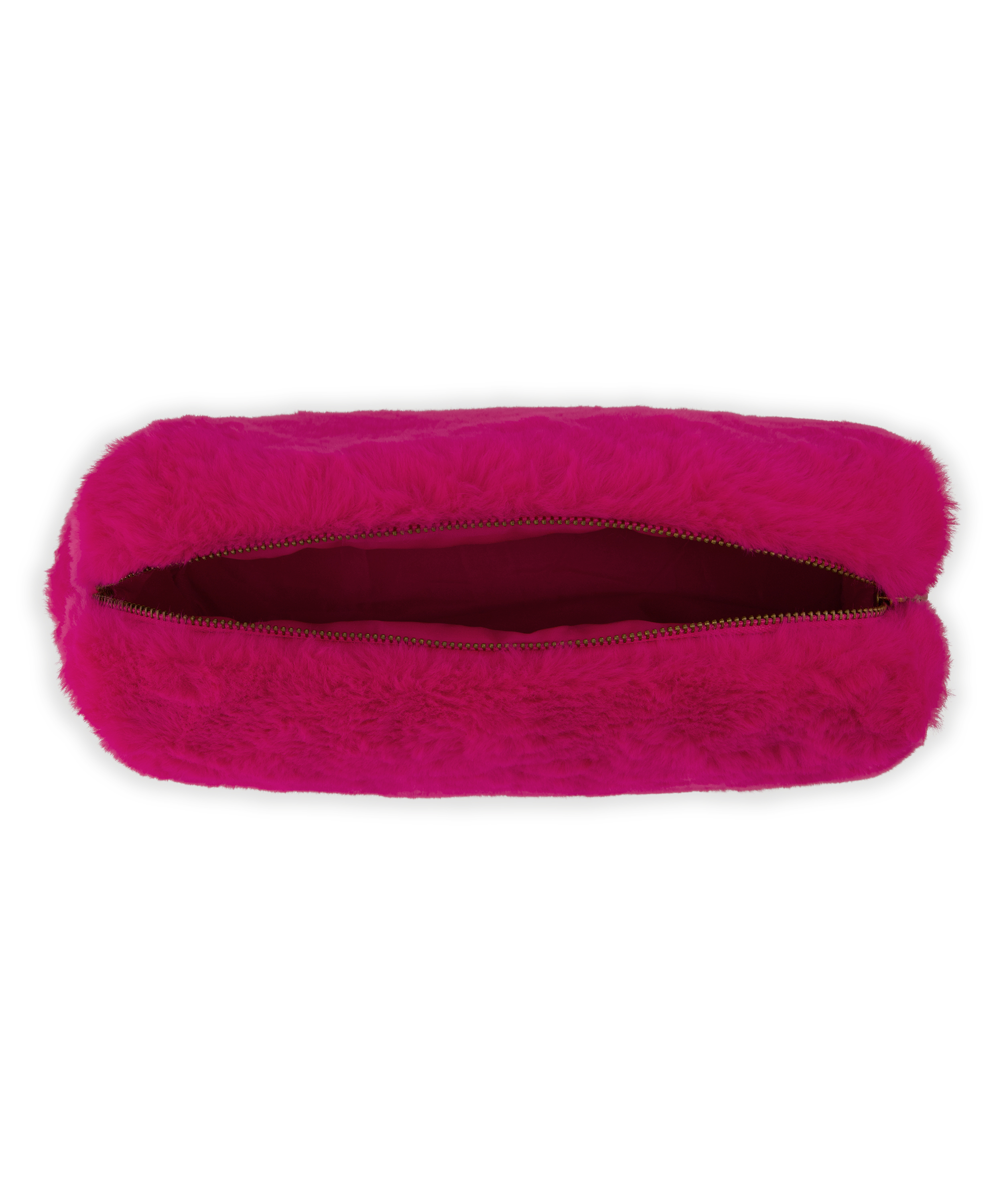 Make-up tas Fake fur, Roze, main