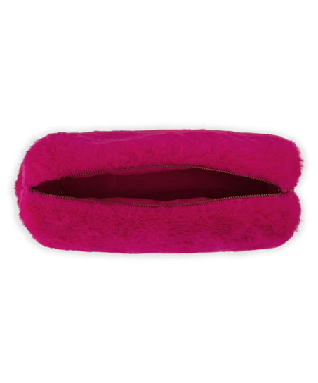 Make-up tas Fake fur, Roze