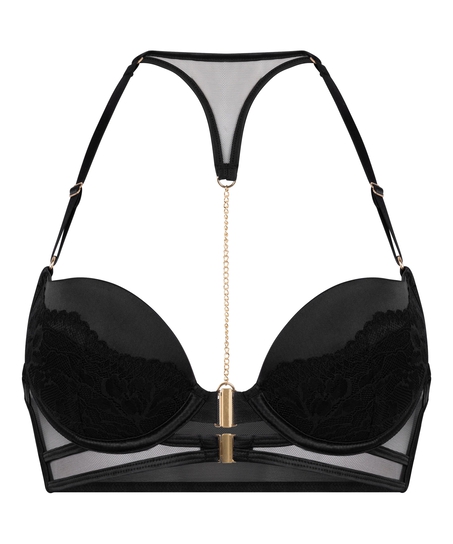 Soutien-gorge push-up Amel, Noir