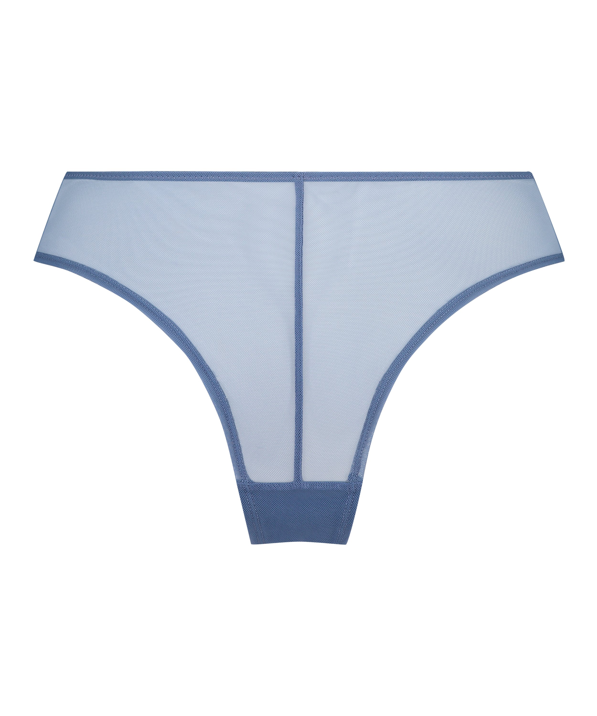 Slip brésilien Daisy, Bleu, main