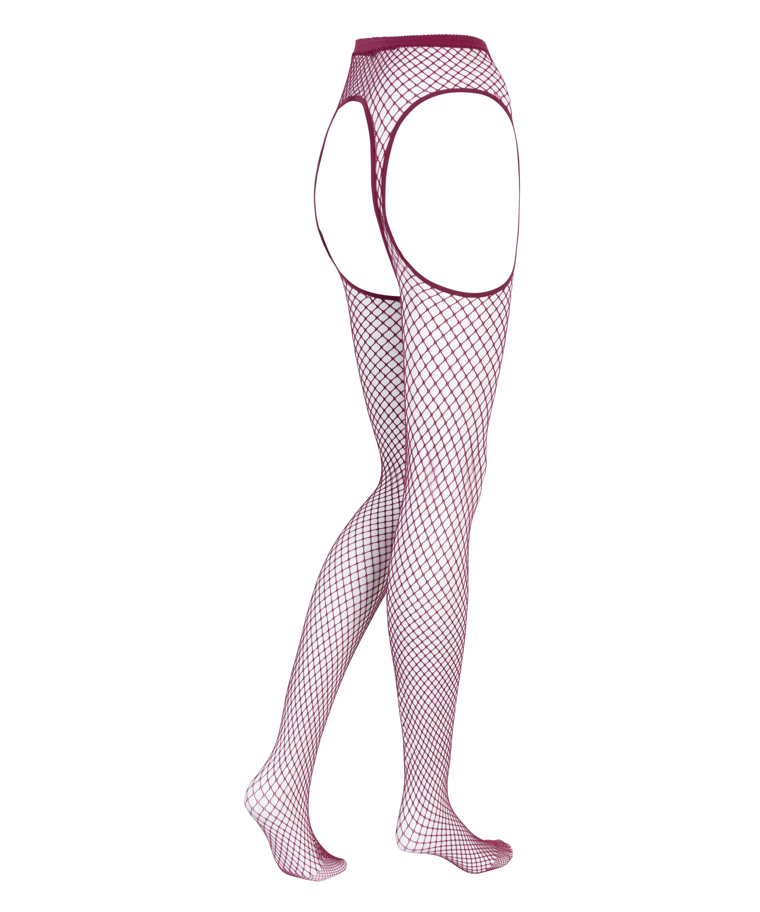 Private Collants ouverts, Rouge, main