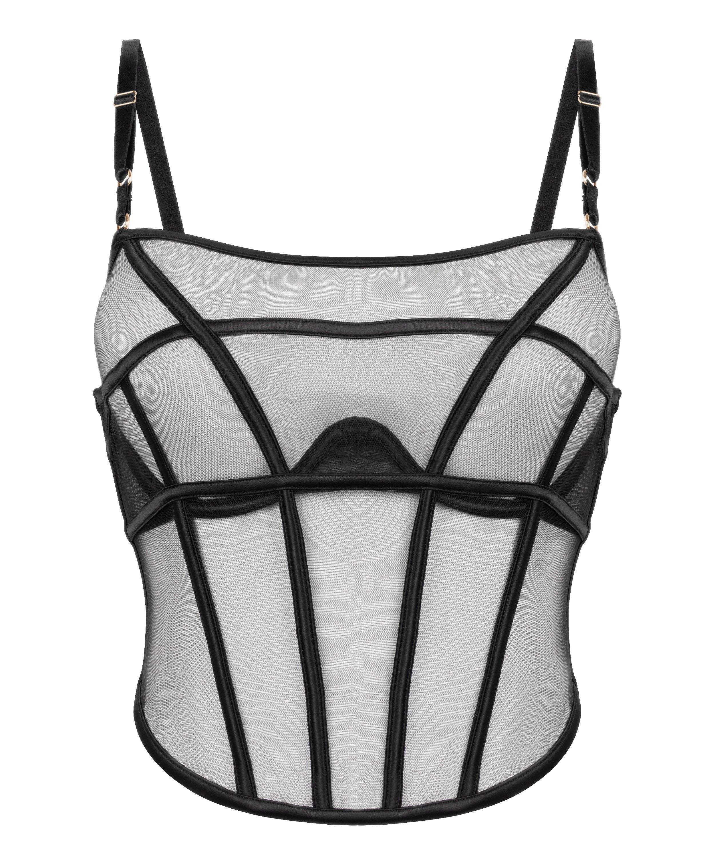 Bustier Marie, Zwart, main